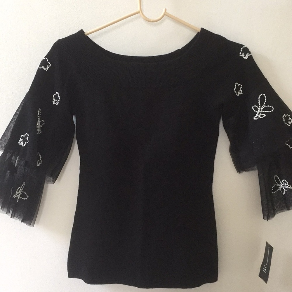 Black Designer Top - Picture 1 of 7